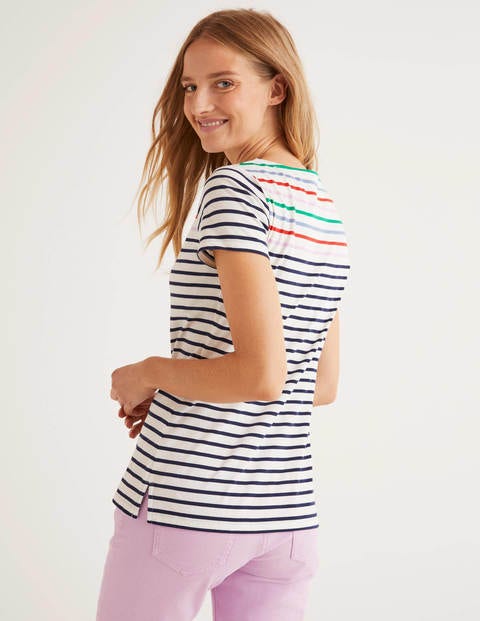 Short Sleeve Breton - Rosebay/Sea Mist Short Sleeve Breton - Rosebay/Sea Mist