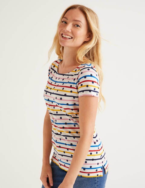 Short Sleeve Breton - Multi Stripe/Dot Short Sleeve Breton - Multi Stripe/Dot