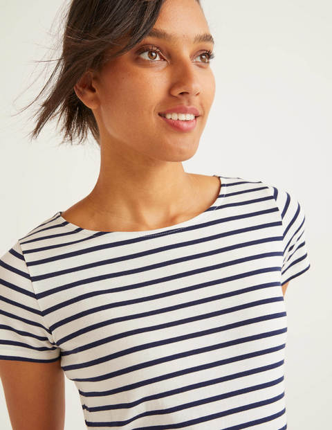 Short Sleeve Breton - Ivory/Navy Short Sleeve Breton - Ivory/Navy