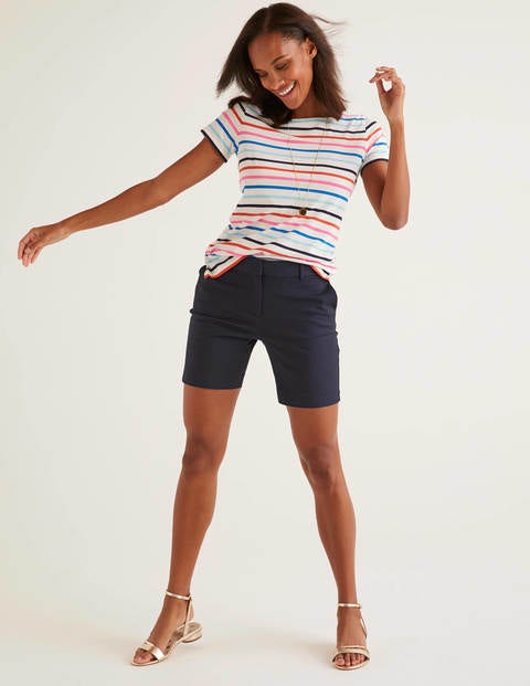 Short Sleeve Breton - Bold Blue/Iceberg Multi Short Sleeve Breton - Bold Blue/Iceberg Multi