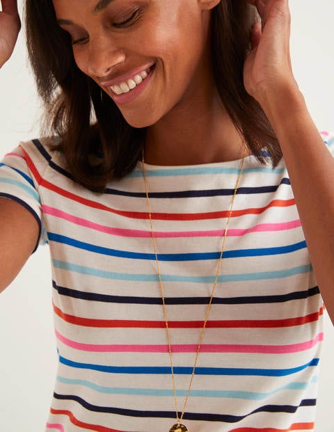 Short Sleeve Breton - Bold Blue/Iceberg Multi Short Sleeve Breton - Bold Blue/Iceberg Multi