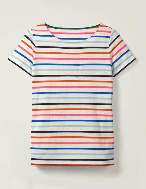 Short Sleeve Breton - Bold Blue/Iceberg Multi Short Sleeve Breton - Bold Blue/Iceberg Multi