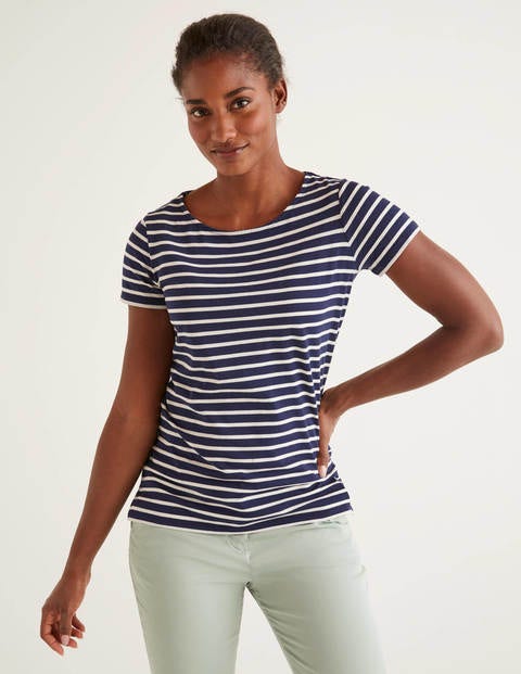 Short Sleeve Breton - Navy/Ivory Short Sleeve Breton - Navy/Ivory
