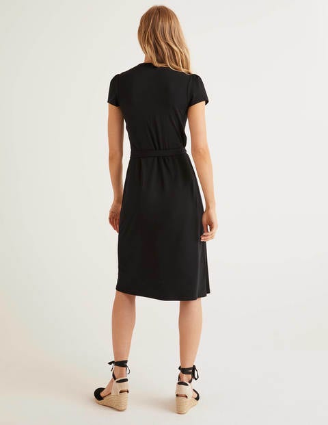 Summer Wrap Dress - Black Summer Wrap Dress - Black