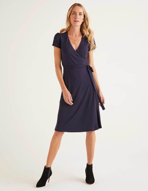 Summer Wrap Dress - Navy Summer Wrap Dress - Navy