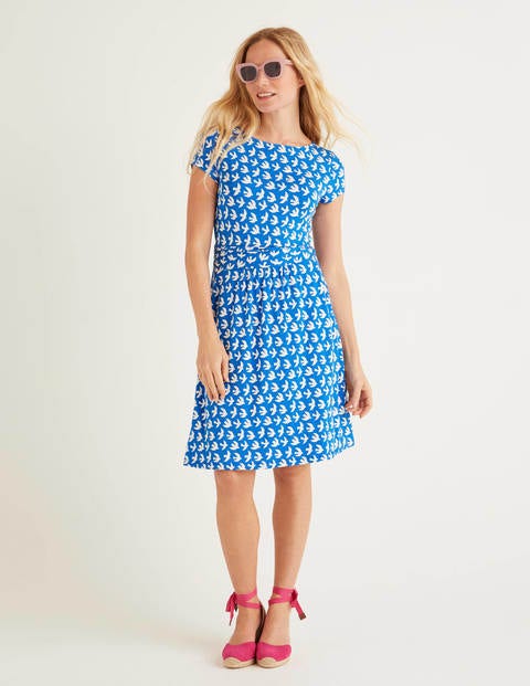 Amelie Jersey Dress - Bold Blue, Swift Amelie Jersey Dress - Bold Blue, Swift