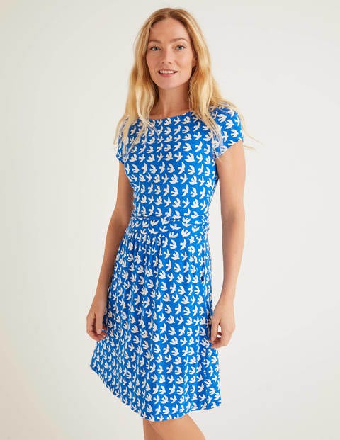 Amelie Jersey Dress - Bold Blue, Swift Amelie Jersey Dress - Bold Blue, Swift