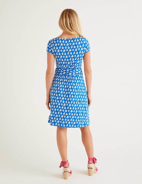 Amelie Jersey Dress - Bold Blue, Swift Amelie Jersey Dress - Bold Blue, Swift