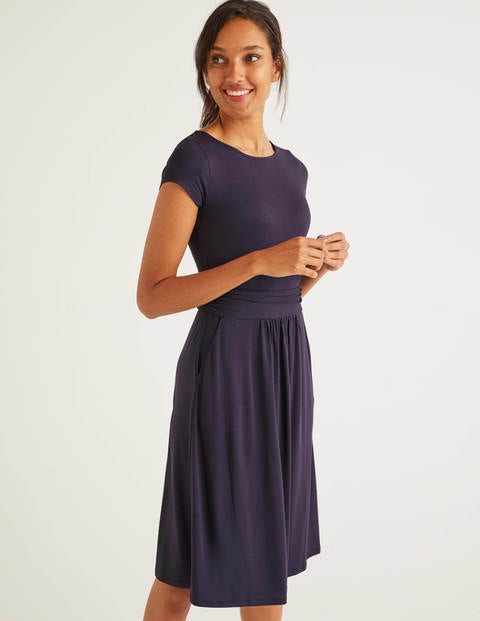 Amelie Jersey Dress - Navy Amelie Jersey Dress - Navy