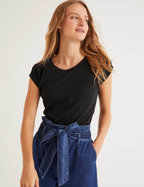 The Cotton Tee - Black The Cotton Tee - Black