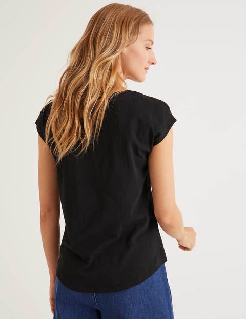 The Cotton Tee - Black The Cotton Tee - Black