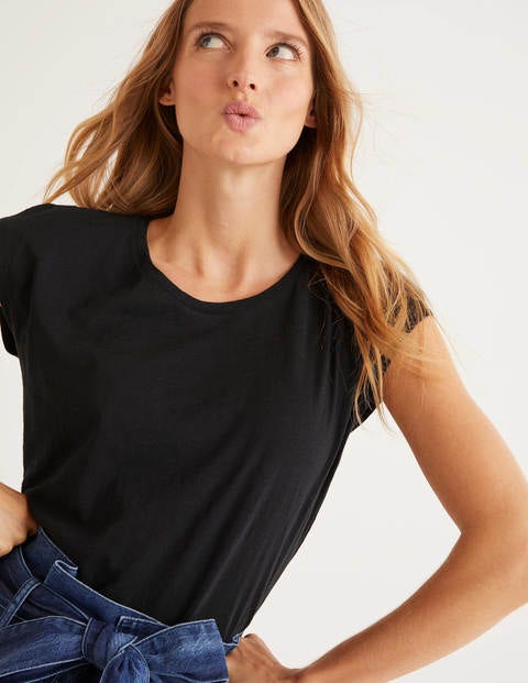 The Cotton Tee - Black The Cotton Tee - Black