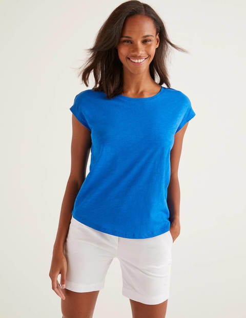 The Cotton Tee - Bold Blue The Cotton Tee - Bold Blue
