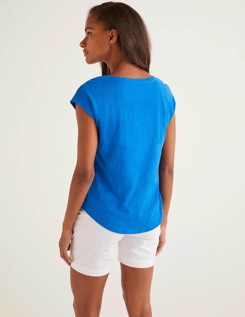 The Cotton Tee - Bold Blue The Cotton Tee - Bold Blue