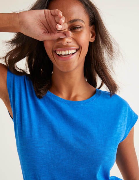 The Cotton Tee - Bold Blue The Cotton Tee - Bold Blue