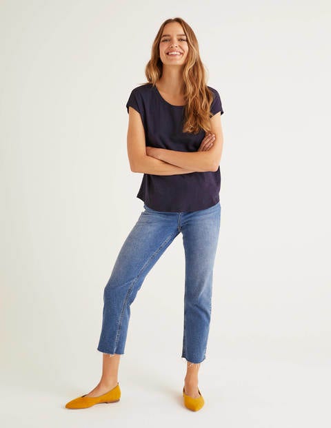The Cotton Tee - Navy The Cotton Tee - Navy