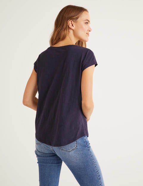 The Cotton Tee - Navy The Cotton Tee - Navy