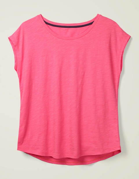 The Cotton Tee - Bright Camellia The Cotton Tee - Bright Camellia