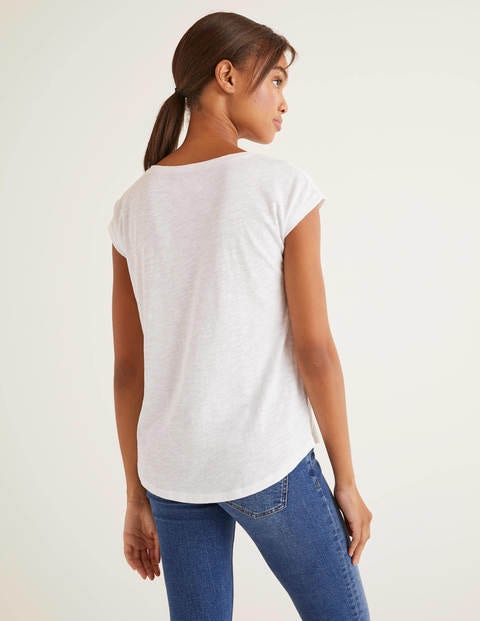 Robyn T-Shirt Aus Jersey - Weiß, Köpfe Robyn T-Shirt Aus Jersey - Weiß, Köpfe