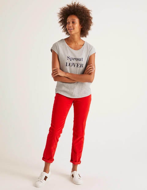 Robyn Jersey Tee - Grey, Sprout Lover/Hater Robyn Jersey Tee - Grey, Sprout Lover/Hater