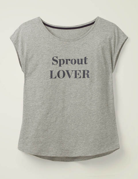 Robyn Jersey Tee - Grey, Sprout Lover/Hater Robyn Jersey Tee - Grey, Sprout Lover/Hater