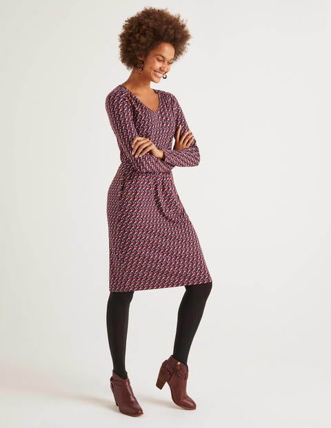 Romilly Jersey Dress - Fig Bullfinch Romilly Jersey Dress - Fig Bullfinch