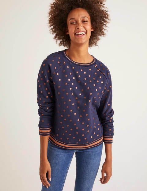 The Sweatshirt - Navy Metallic spot