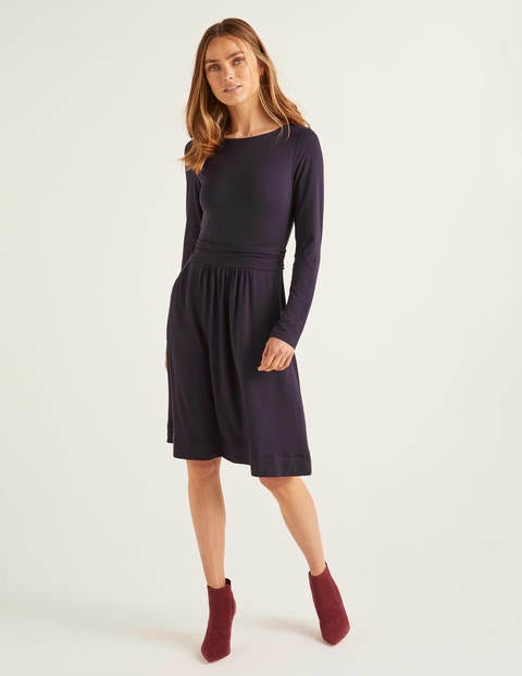 Abigail Jersey Dress - Navy Abigail Jersey Dress - Navy