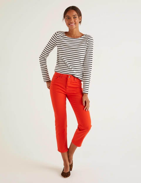 Long Sleeve Breton - Ivory/Black Long Sleeve Breton - Ivory/Black