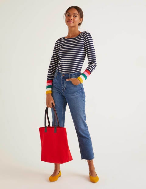 Long Sleeve Breton - Navy Multi Cuff Long Sleeve Breton - Navy Multi Cuff