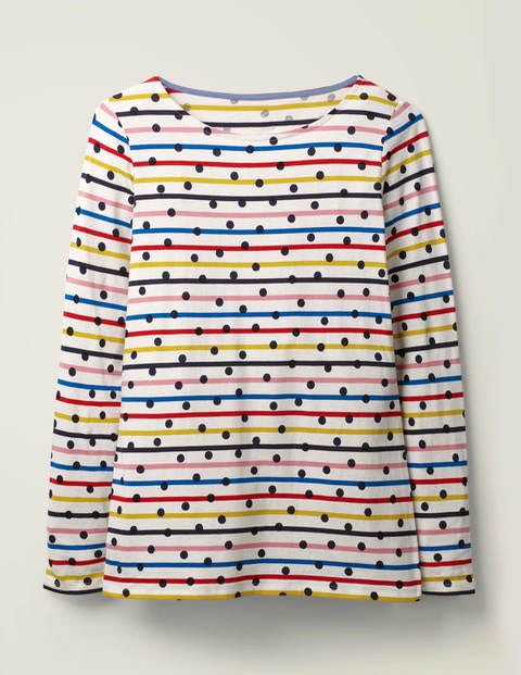 Marinière manches longues - Pois/rayé multi Marinière manches longues - Pois/rayé multi