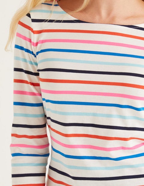 Long Sleeve Breton - Bold Blue/Iceberg Multi Long Sleeve Breton - Bold Blue/Iceberg Multi