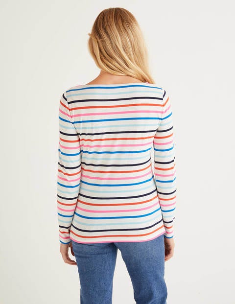 Long Sleeve Breton - Bold Blue/Iceberg Multi Long Sleeve Breton - Bold Blue/Iceberg Multi
