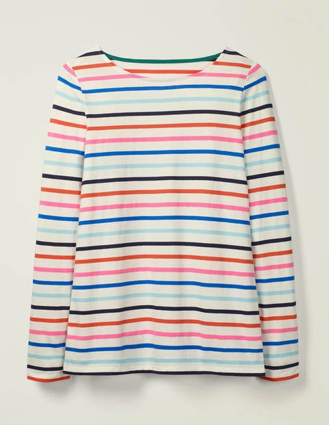 Long Sleeve Breton - Bold Blue/Iceberg Multi Long Sleeve Breton - Bold Blue/Iceberg Multi