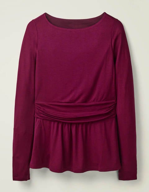 Lucille Jersey Top - Beetroot Lucille Jersey Top - Beetroot