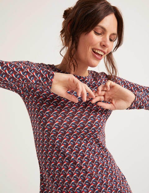 Harriet Jersey Top - Fig, Bullfinch Harriet Jersey Top - Fig, Bullfinch