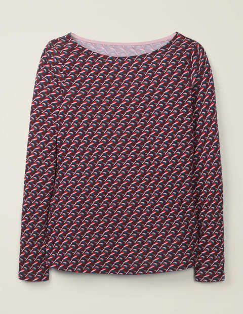 Harriet Jersey Top - Fig, Bullfinch Harriet Jersey Top - Fig, Bullfinch