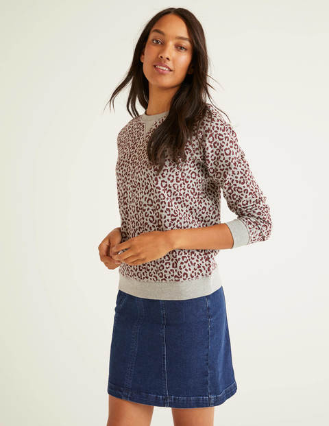 The Sweatshirt - Maroon, Animal Stamp The Sweatshirt - Maroon, Animal Stamp