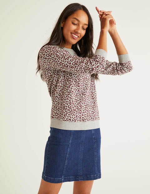 The Sweatshirt - Maroon, Animal Stamp The Sweatshirt - Maroon, Animal Stamp
