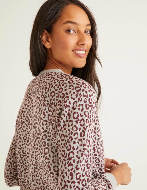 The Sweatshirt - Maroon, Animal Stamp The Sweatshirt - Maroon, Animal Stamp