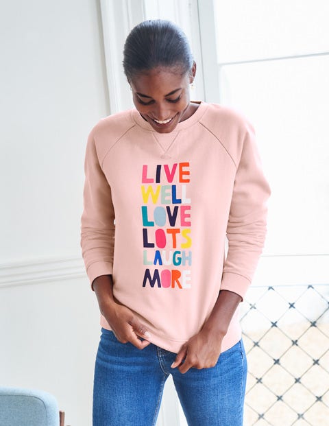 The Sweatshirt - Milkshake, Live Well The Sweatshirt - Milkshake, Live Well