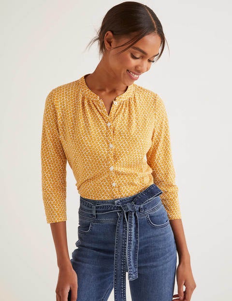 Bay Jersey Shirt - Tuscan Sun, Daisy Bud Bay Jersey Shirt - Tuscan Sun, Daisy Bud