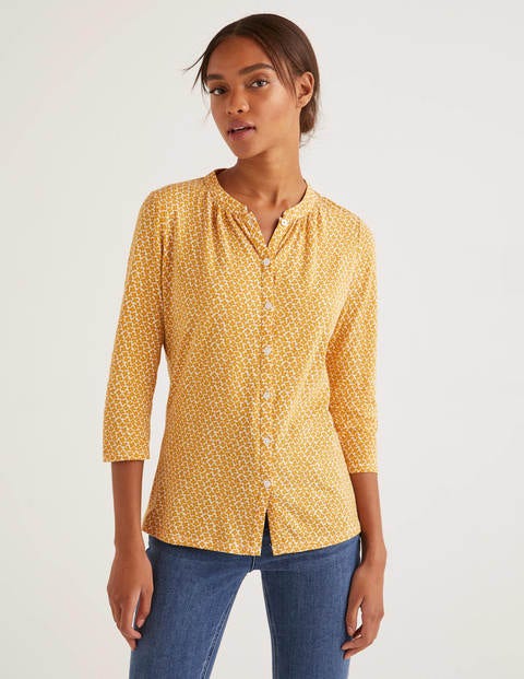 Bay Jersey Shirt - Tuscan Sun, Daisy Bud Bay Jersey Shirt - Tuscan Sun, Daisy Bud