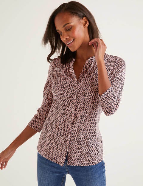 Bay Jersey Shirt - Chalky Pink, Daisy Bud Bay Jersey Shirt - Chalky Pink, Daisy Bud