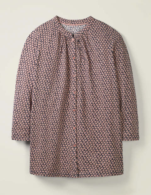 Bay Jersey Shirt - Chalky Pink, Daisy Bud Bay Jersey Shirt - Chalky Pink, Daisy Bud