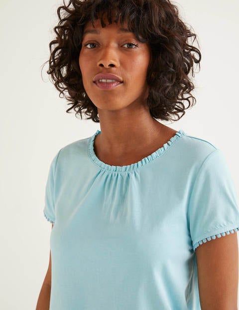 T-Shirt Tilda En Jersey Volanté - Iceberg T-Shirt Tilda En Jersey Volanté - Iceberg