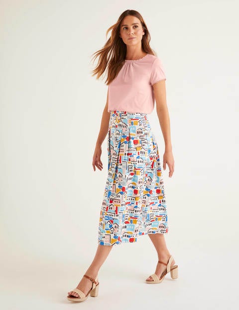 Tilda Frill Jersey Tee - Milkshake Tilda Frill Jersey Tee - Milkshake