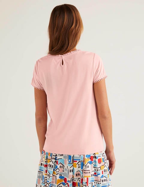 Tilda Frill Jersey Tee - Milkshake Tilda Frill Jersey Tee - Milkshake