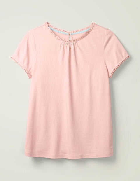 Tilda Frill Jersey Tee - Milkshake Tilda Frill Jersey Tee - Milkshake