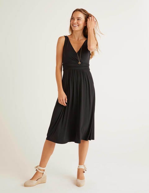 Effie Jerseykleid - Schwarz Effie Jerseykleid - Schwarz